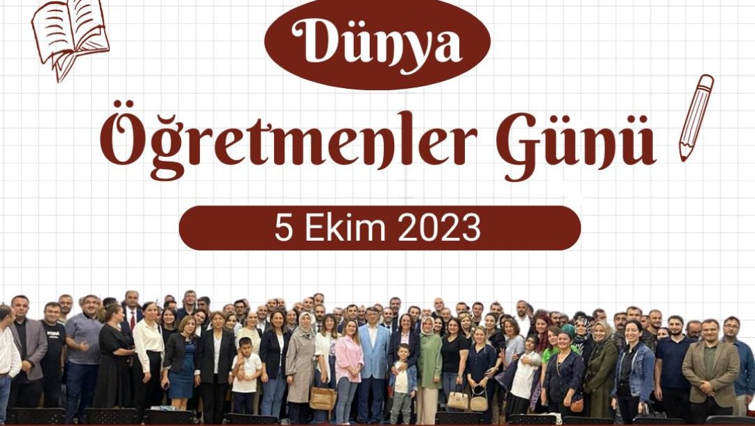 5 Ekim Dünya Öğretmenler Günü